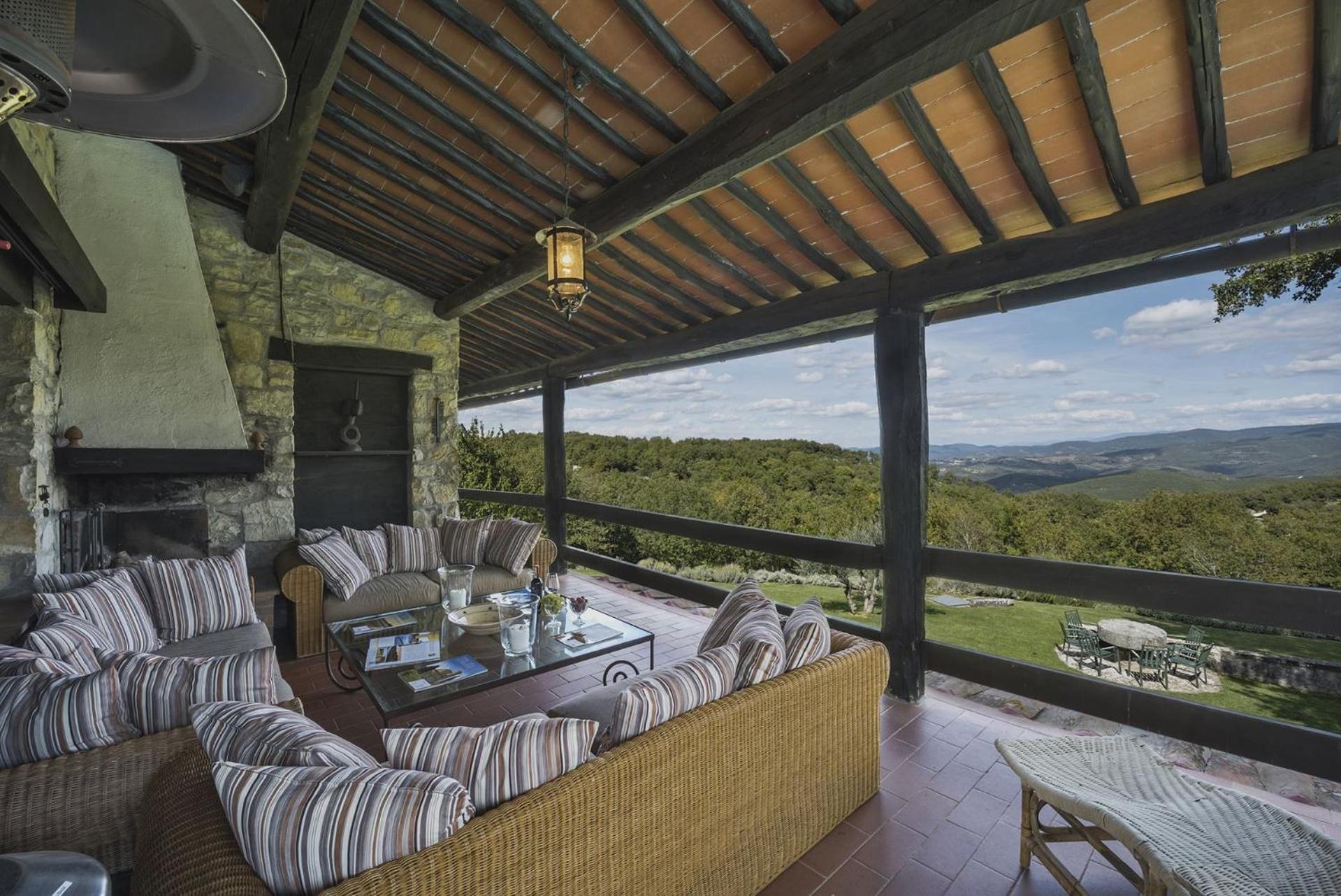 Casale Cipressi Villa Castellina in Chianti Exteriör bild