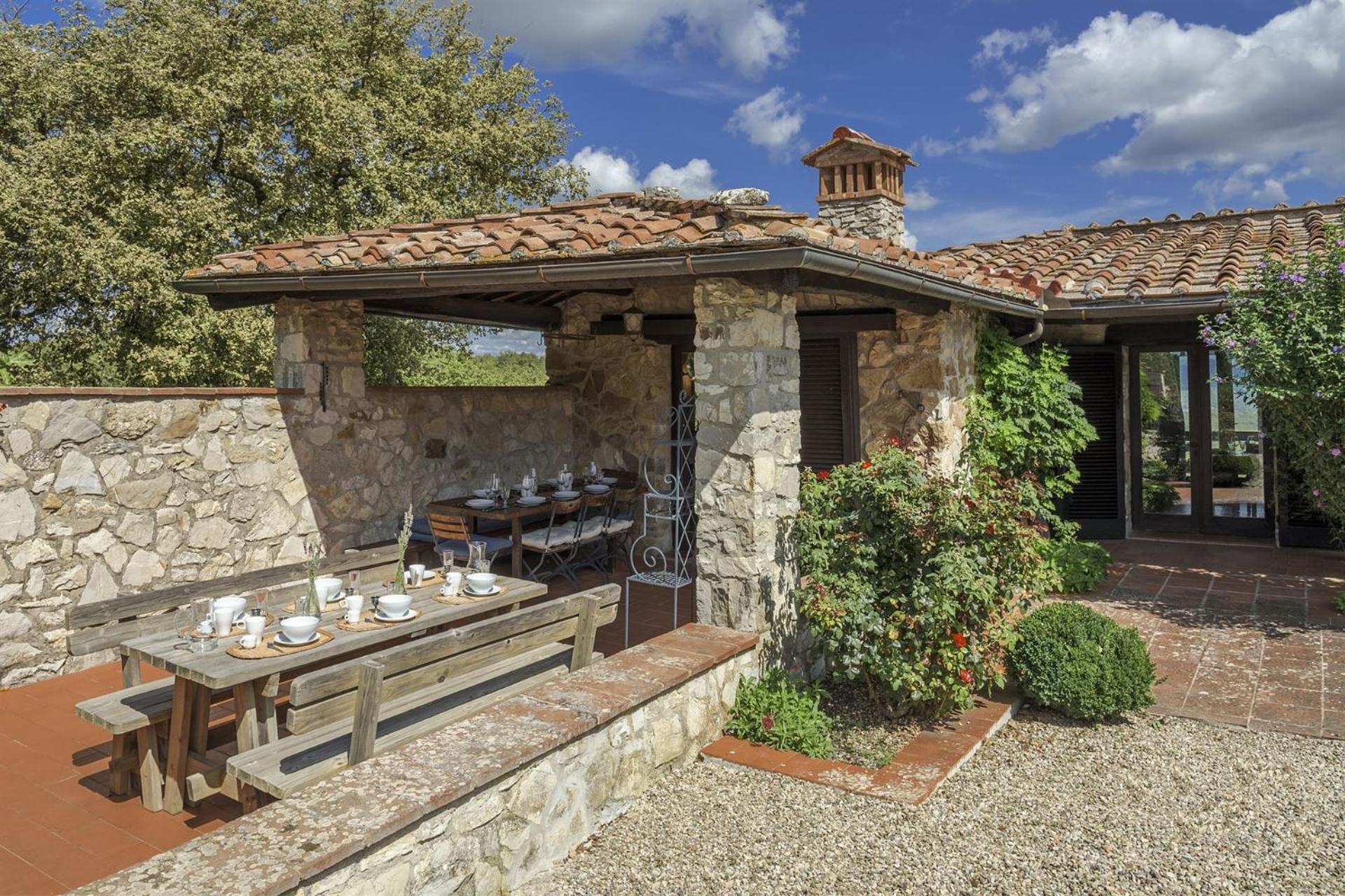 Casale Cipressi Villa Castellina in Chianti Exteriör bild